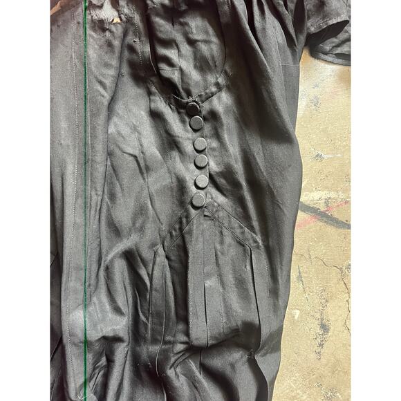 Vintage Antique 1809s Set Skirt Top, Black, Victorian, Victorian Gothic Funeral - Picture 12 of 16